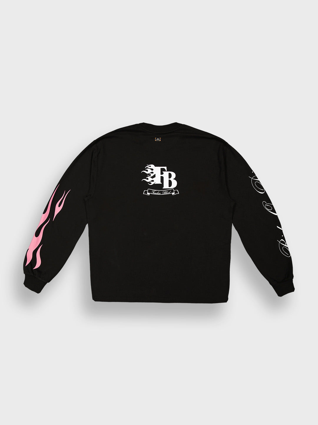 Fearless Blood Gino Longsleeve T-Shirt Black – achterzijde