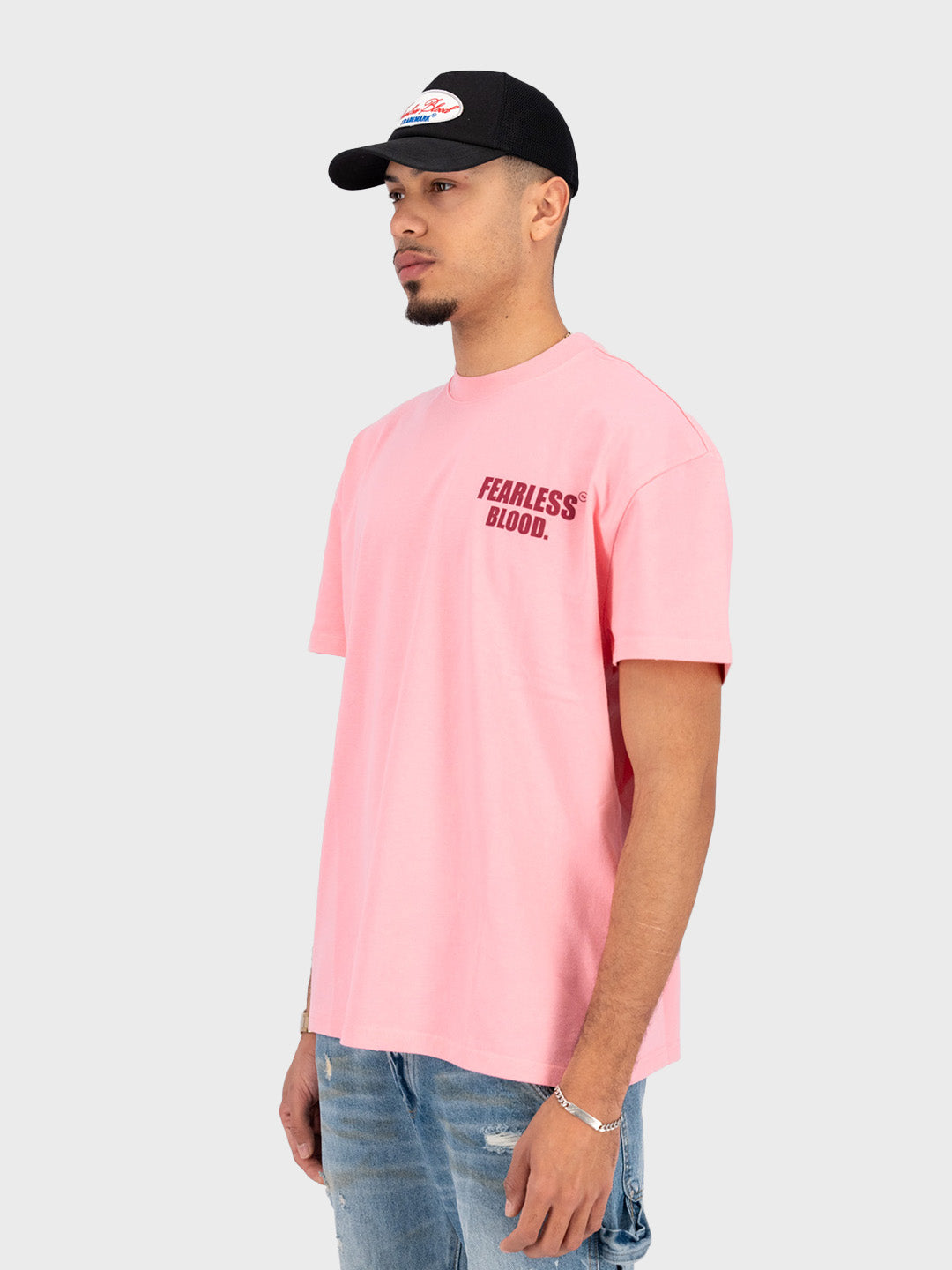 fearless blood t-shirt pink - Reloadstore