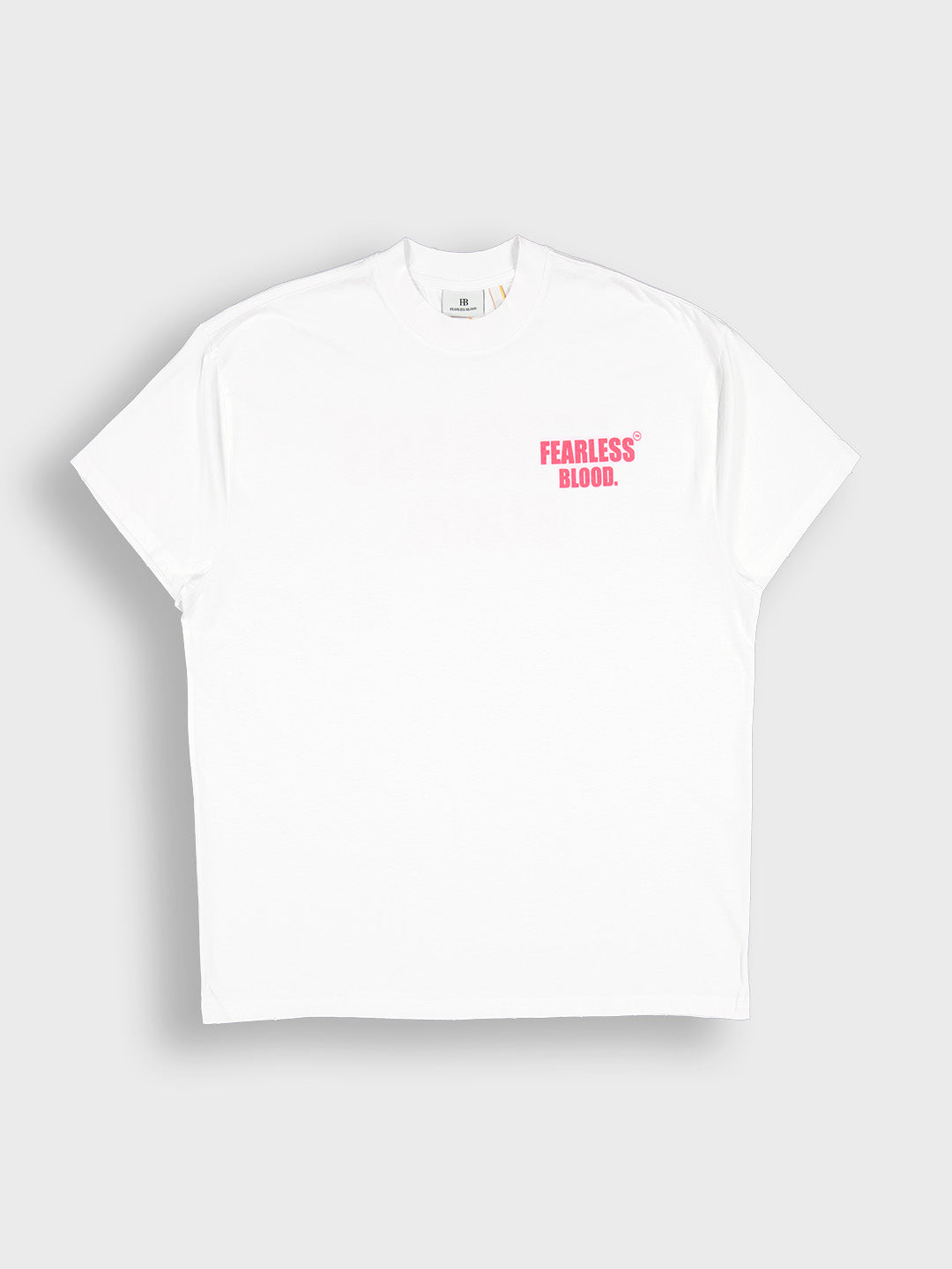 Fearless Blood Leader Club T-Shirt | White/Pink