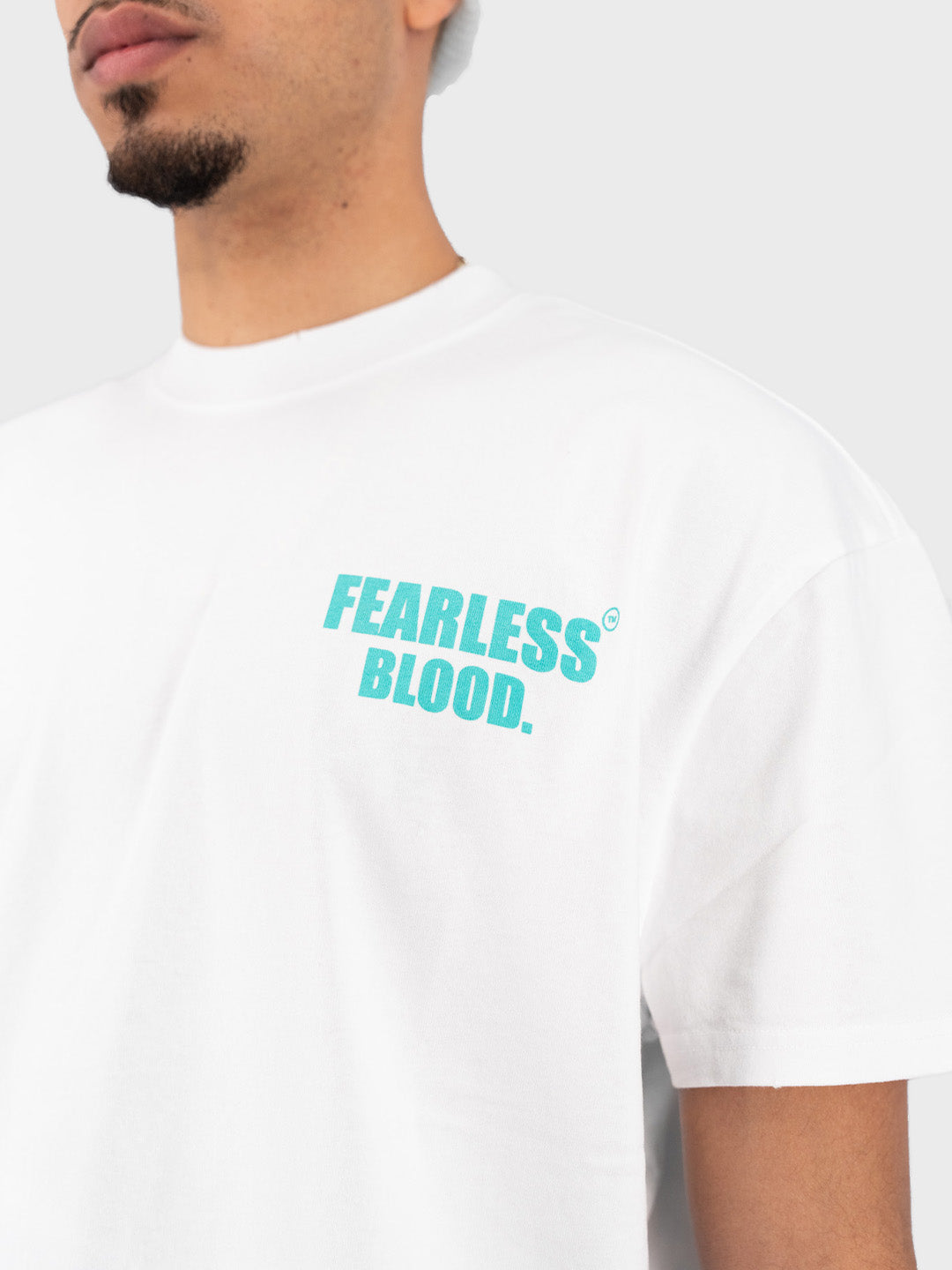 fearless blood t-shirt white - Reloadstore