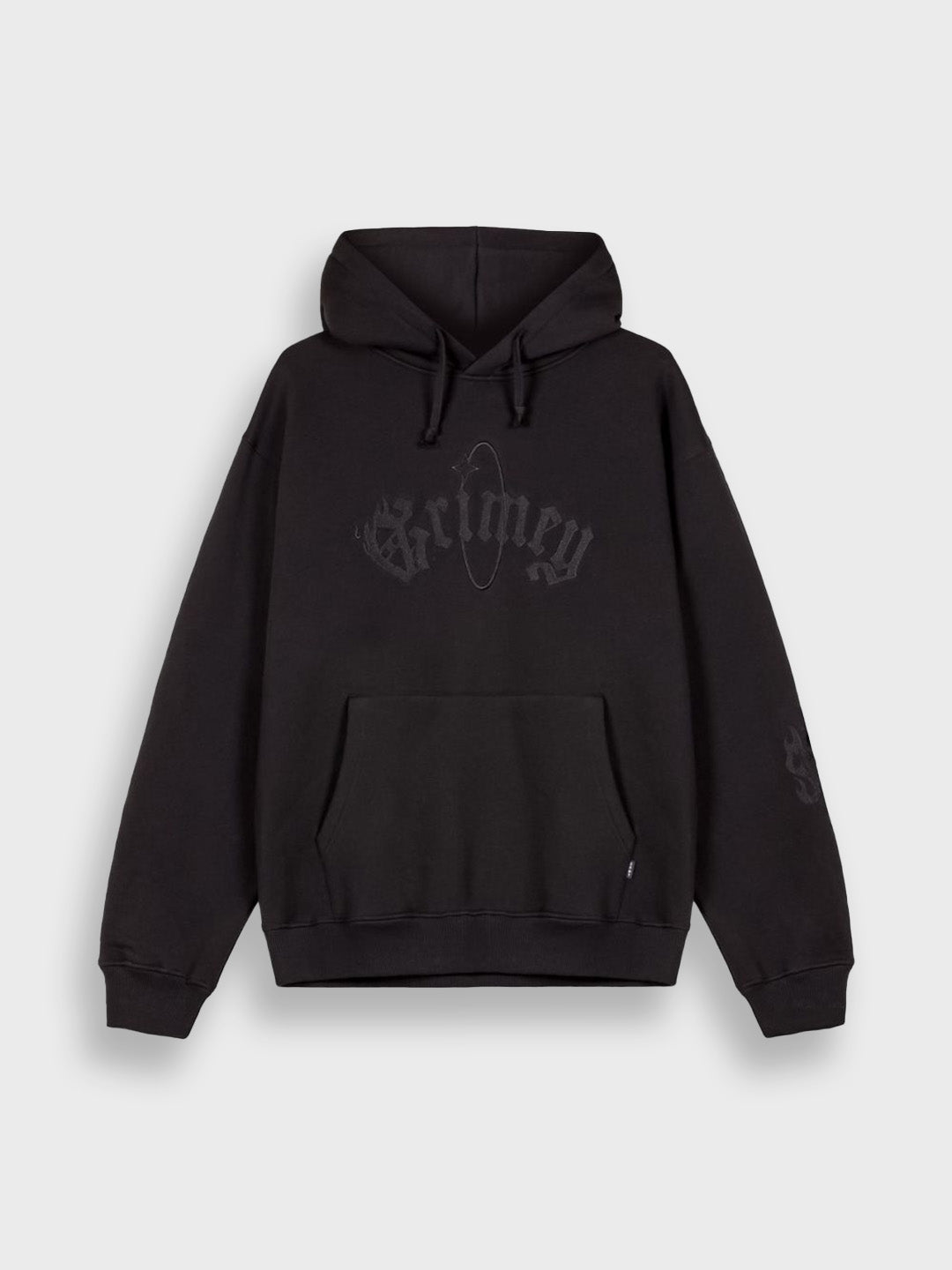 grimey hoodie black