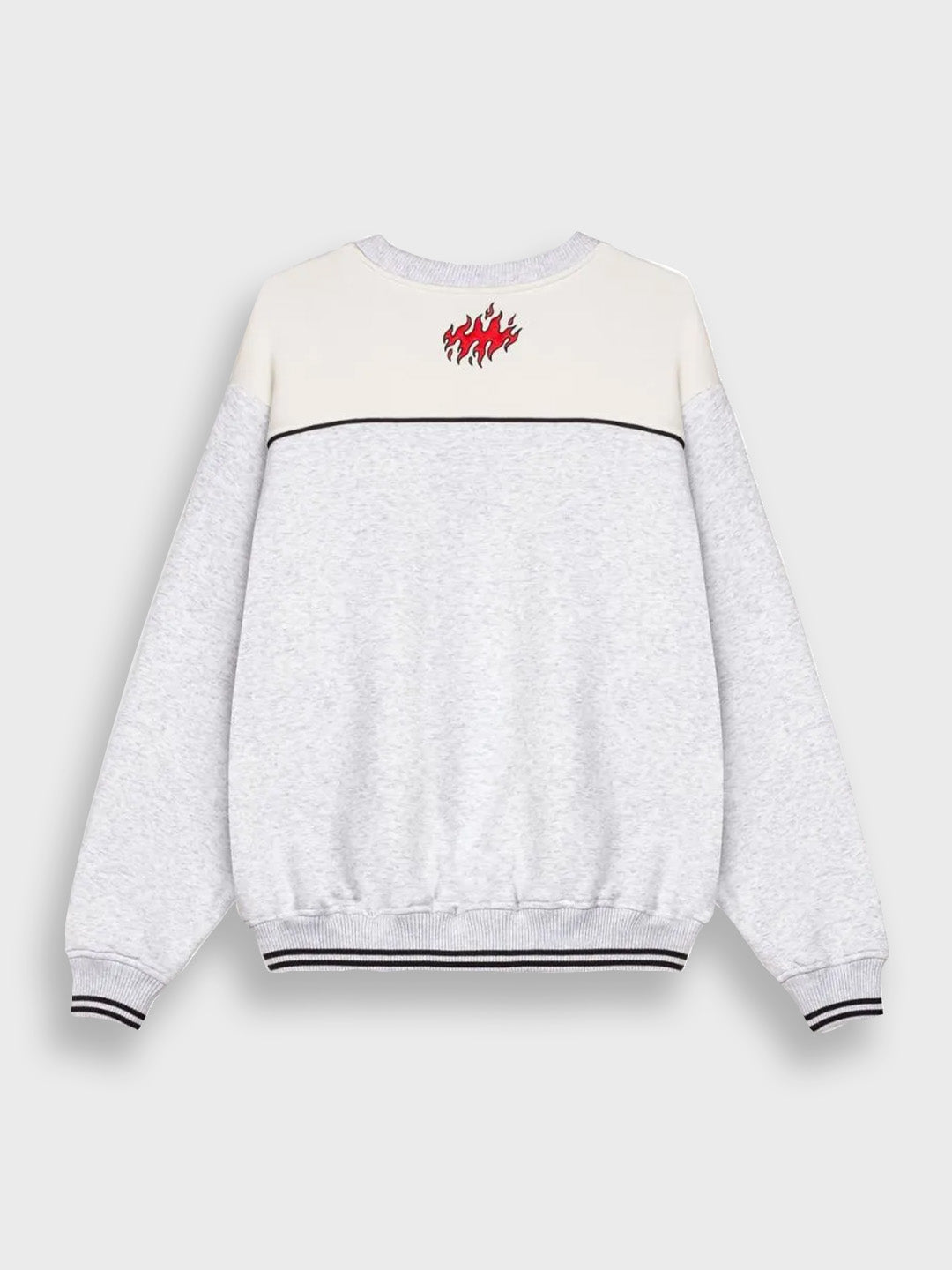 Grimey Scratching Memories Crewneck Sweater | Grey