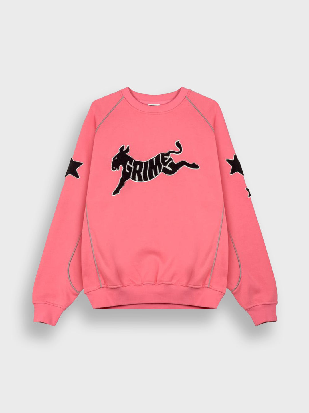 grimey crewneck sweater - pink - Reloadstore