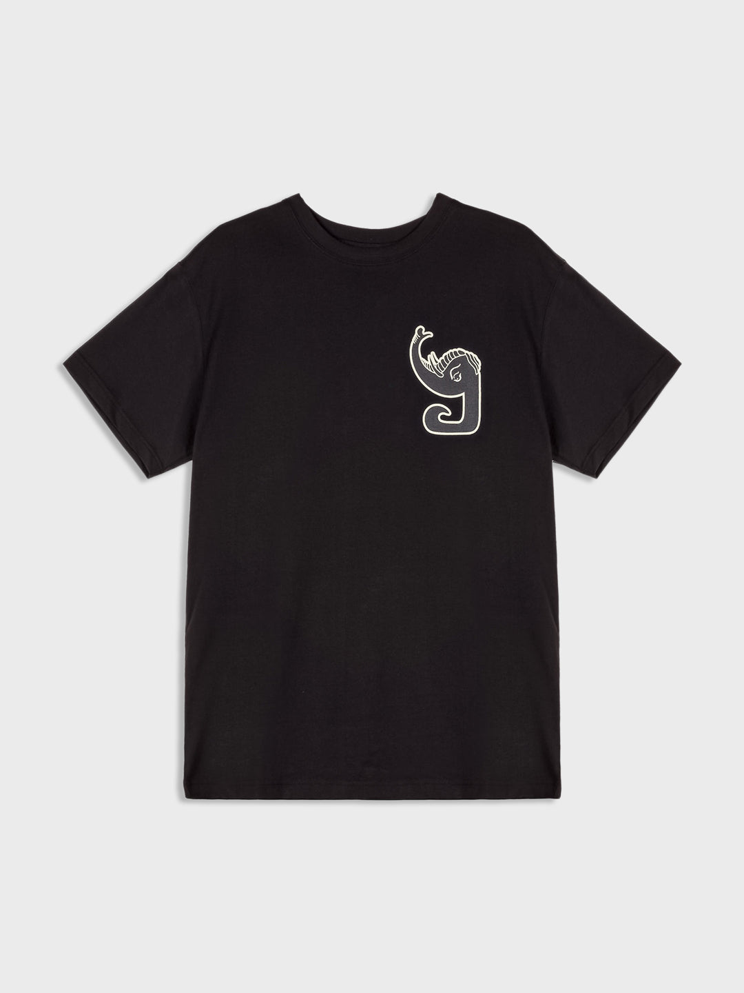 Grimey Tusker Temple T-Shirt | Black