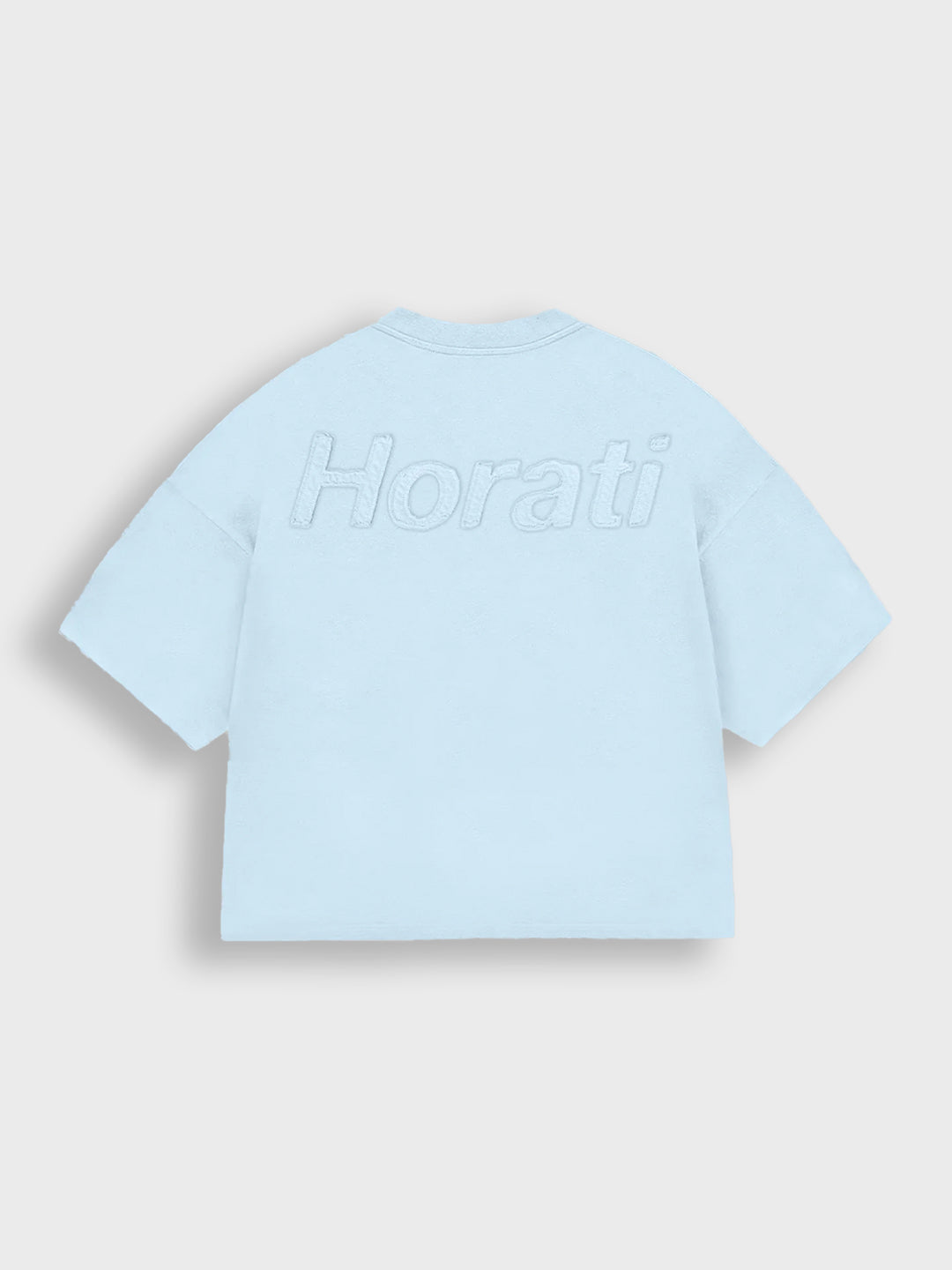 Horati Boxy T-Shirt | Frost Blue