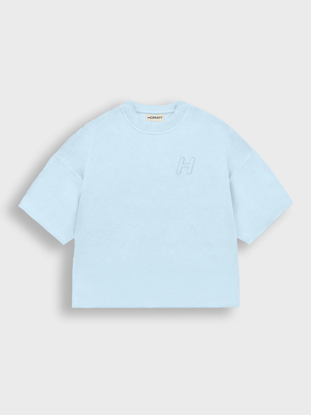 Horati Boxy T-Shirt | Frost Blue