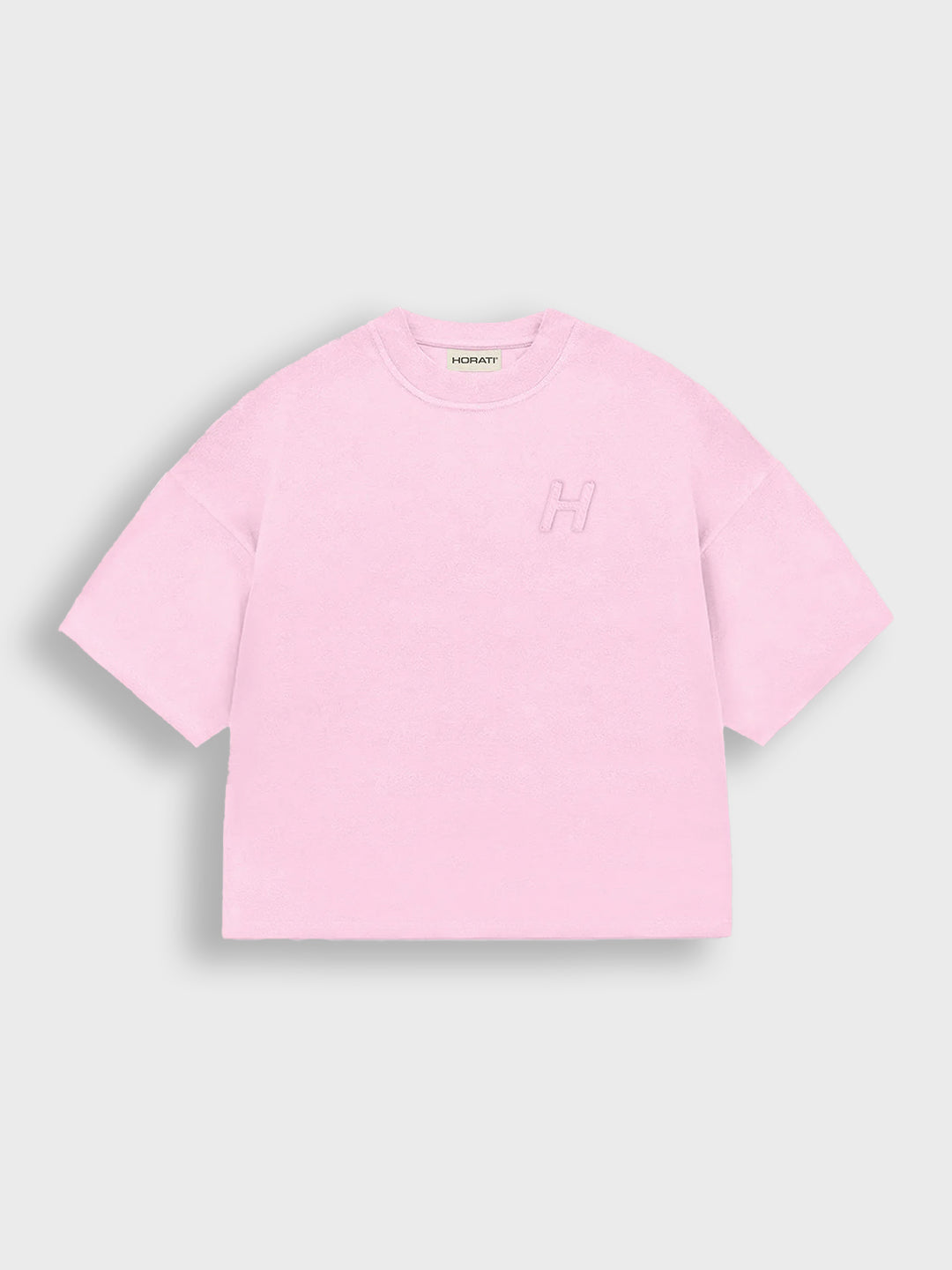 Horati Boxy T-Shirt | Soft Pink