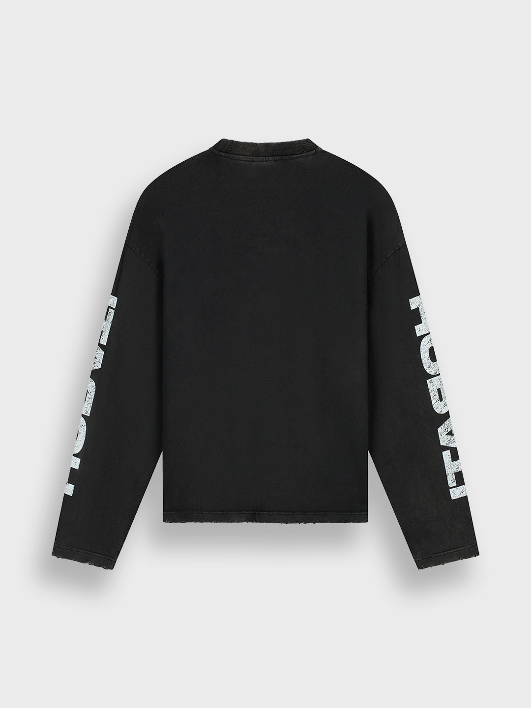Horati Distressed Longsleeve Black - achterkant