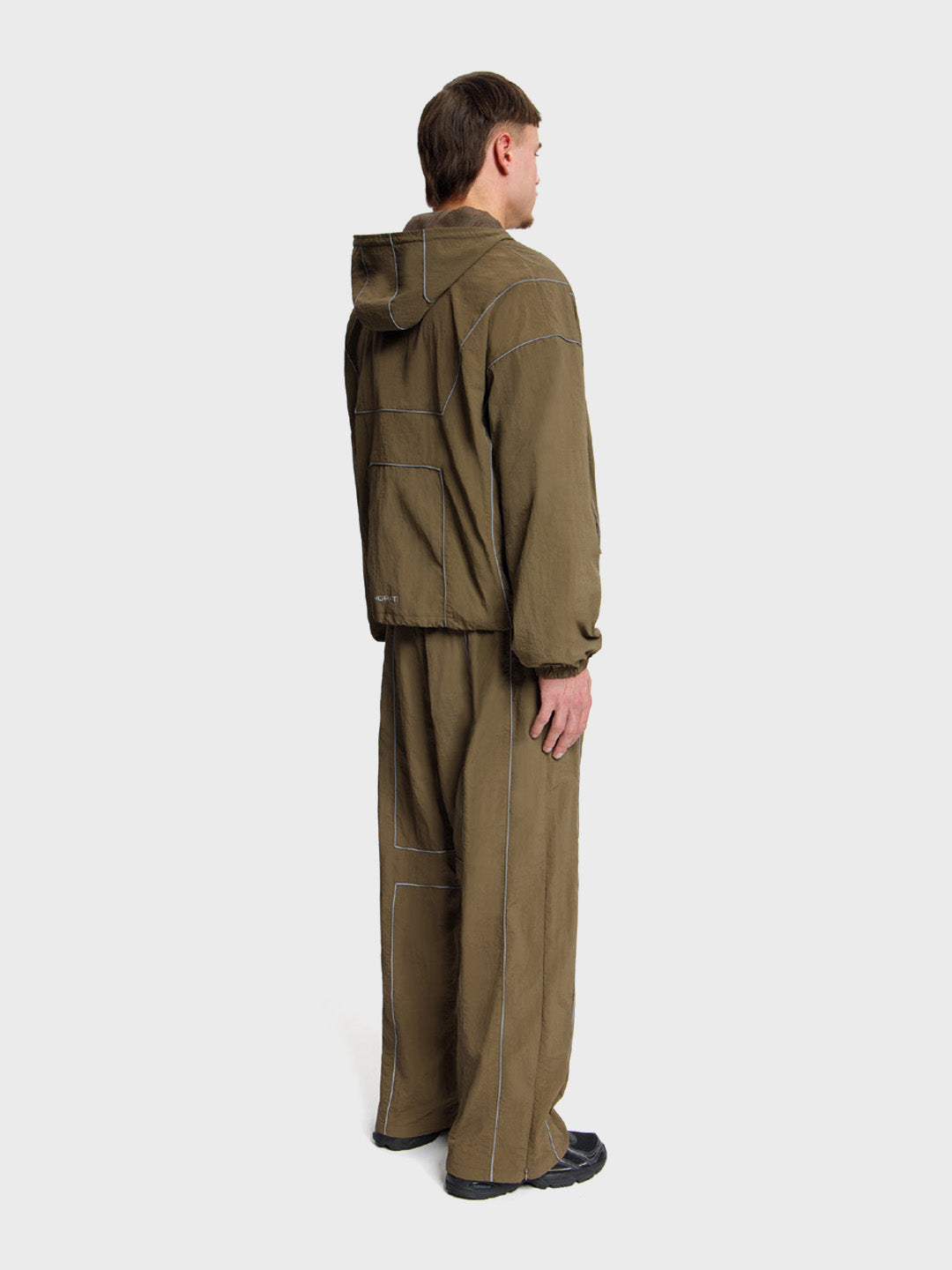 Horati H-Tracksuit Army Green - achterkant