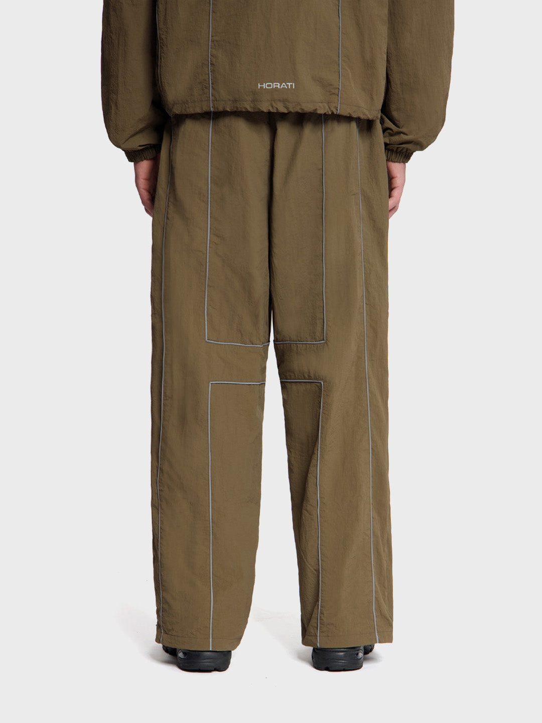Horati H-Tracksuit Army Green - achterkant pants