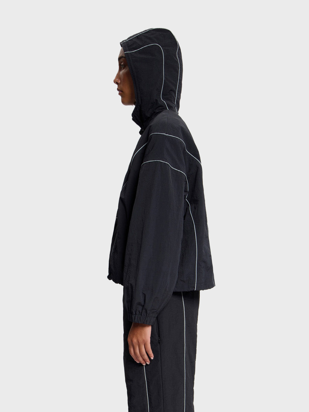 Horati H-Tracksuit Black - zijkant track jacket