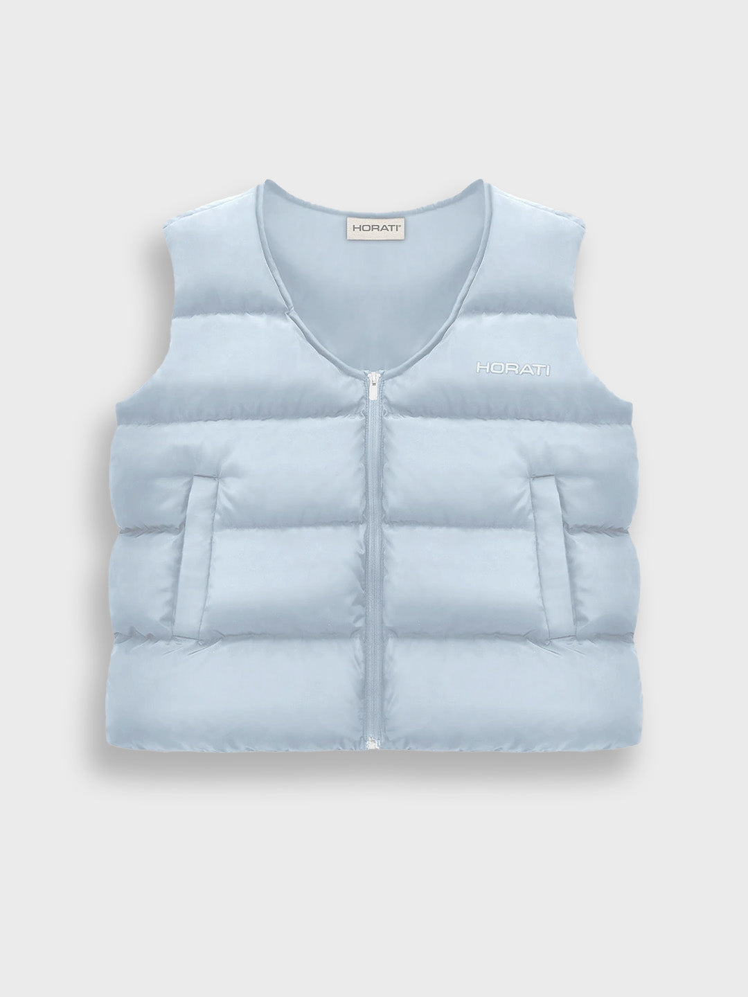 horati puffer bodywarmer light blue