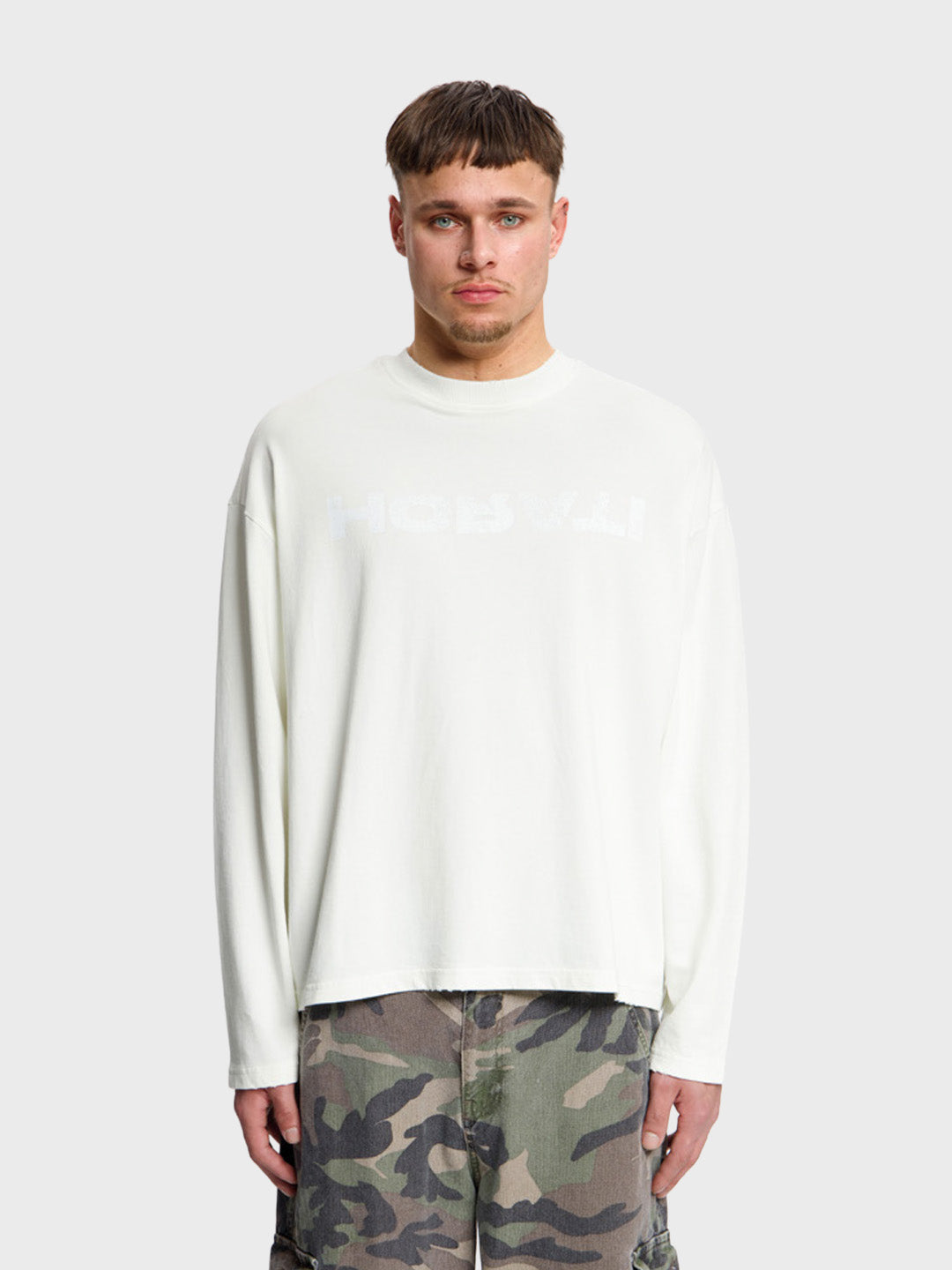 Horati Reverse Longsleeve White - voorkant