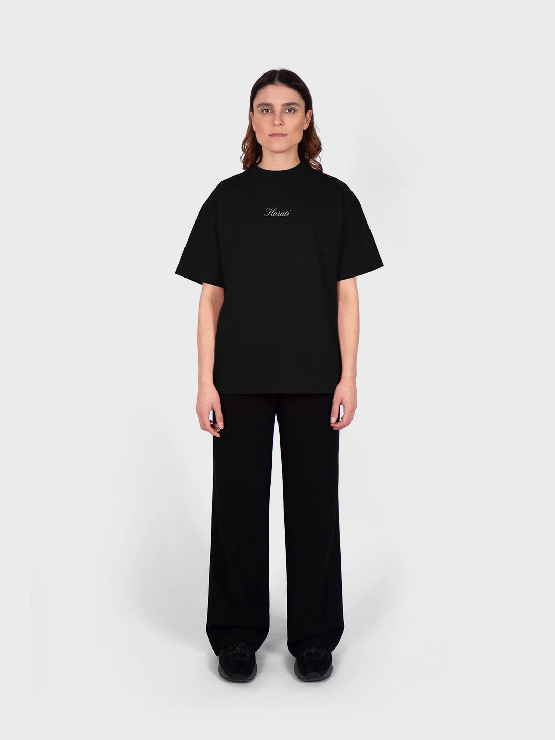 horati oversized t-shirt zwart