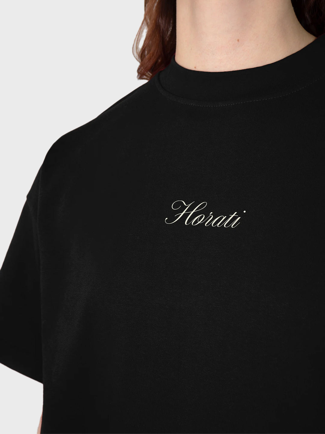 horati oversized t-shirt zwart