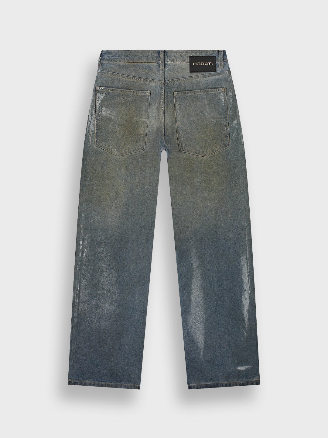 horati wax coated jeans  - back - reloadstore