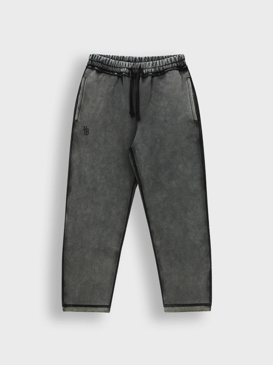 House Of Basicz Nueve Jogger voor kids in Washed Black – product voorkant