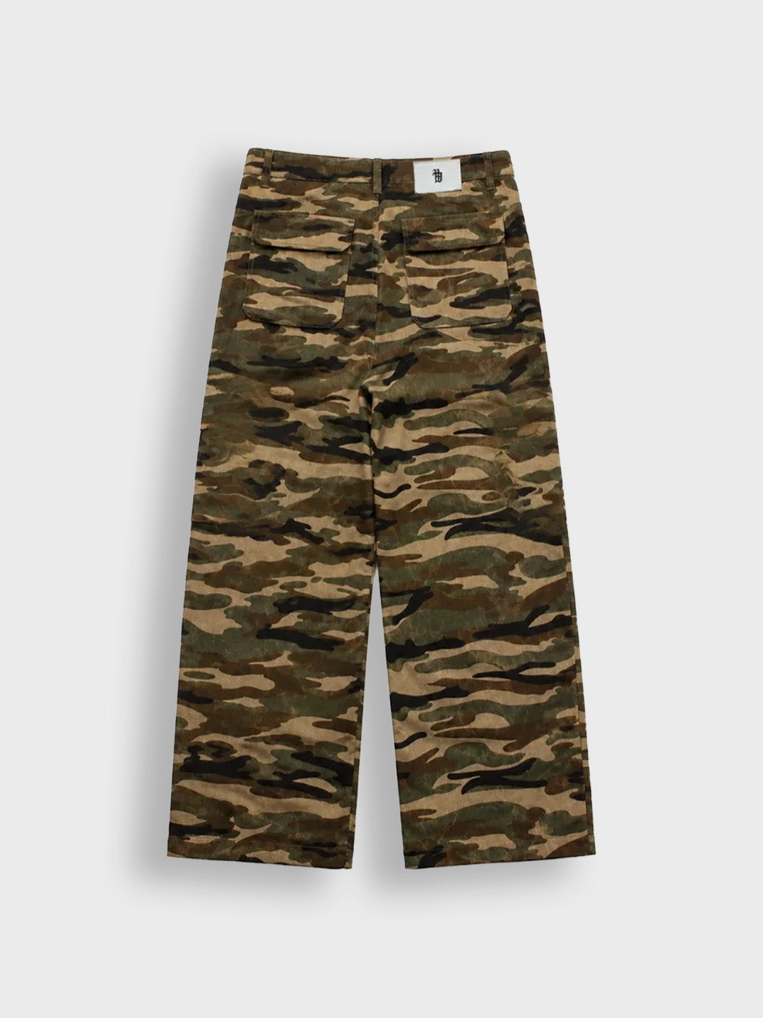 House Of Basicz Cargo Pants Kids Camo – packshot achterkant
