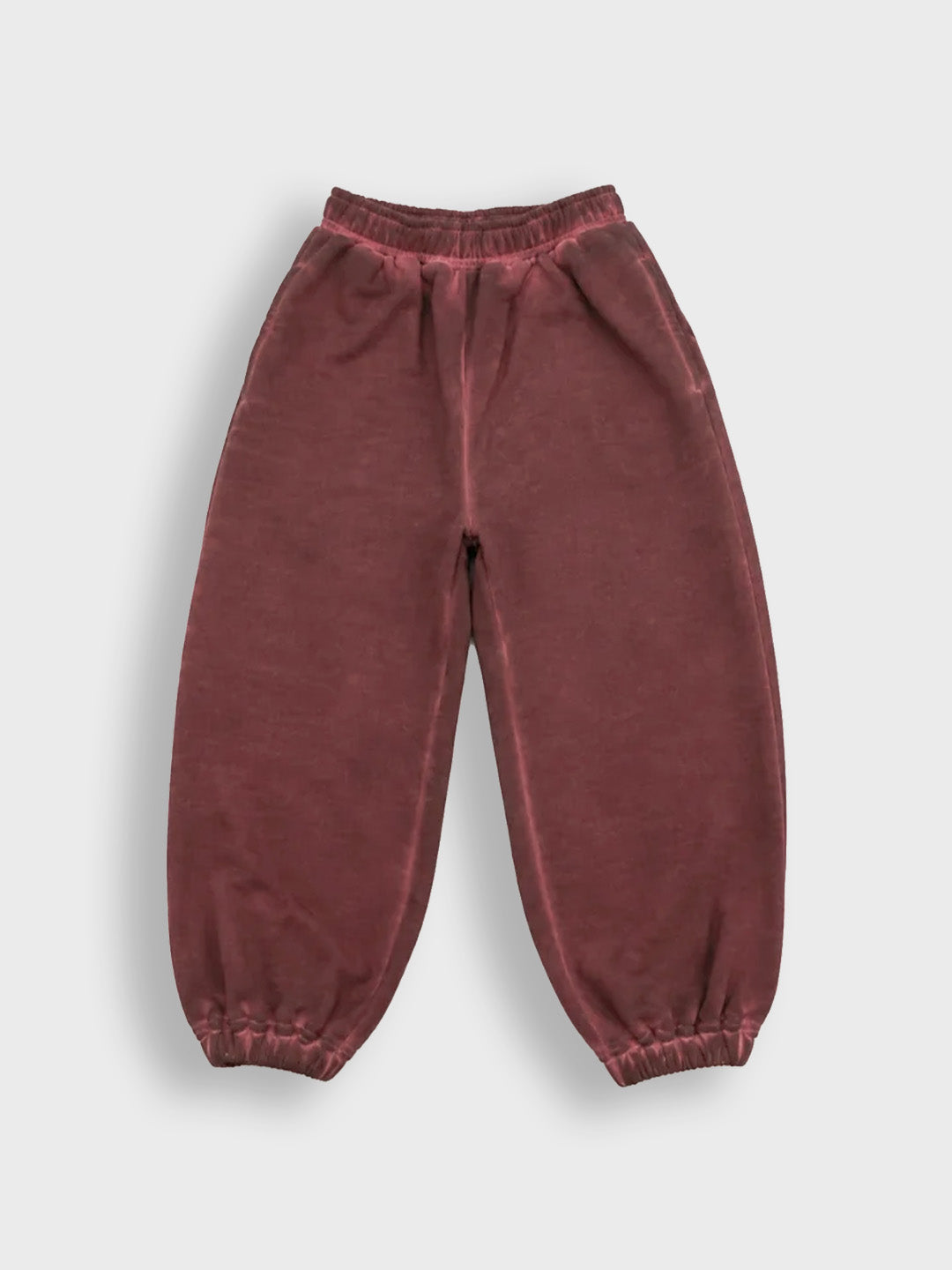 House Of Basicz Oil Dye Jogger Kids Brown