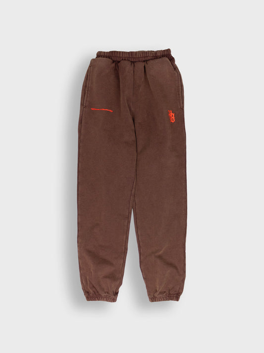 House Of Basicz jogger in bruin voor kinderen - voorkant