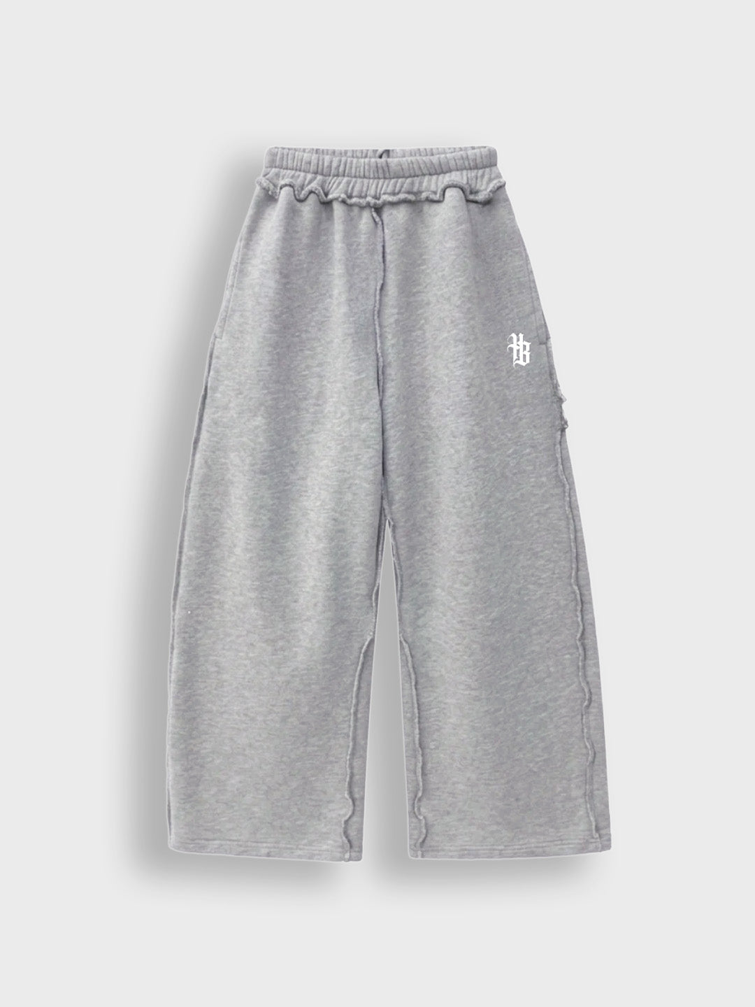House Of Basicz Reverzed Jogger Grey - voorkant