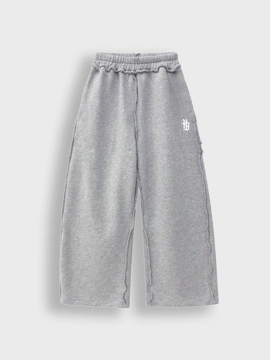 House Of Basicz Reverzed Jogger Grey - voorkant