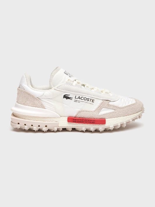 Lacoste Elite Active Sneakers | White/Red
