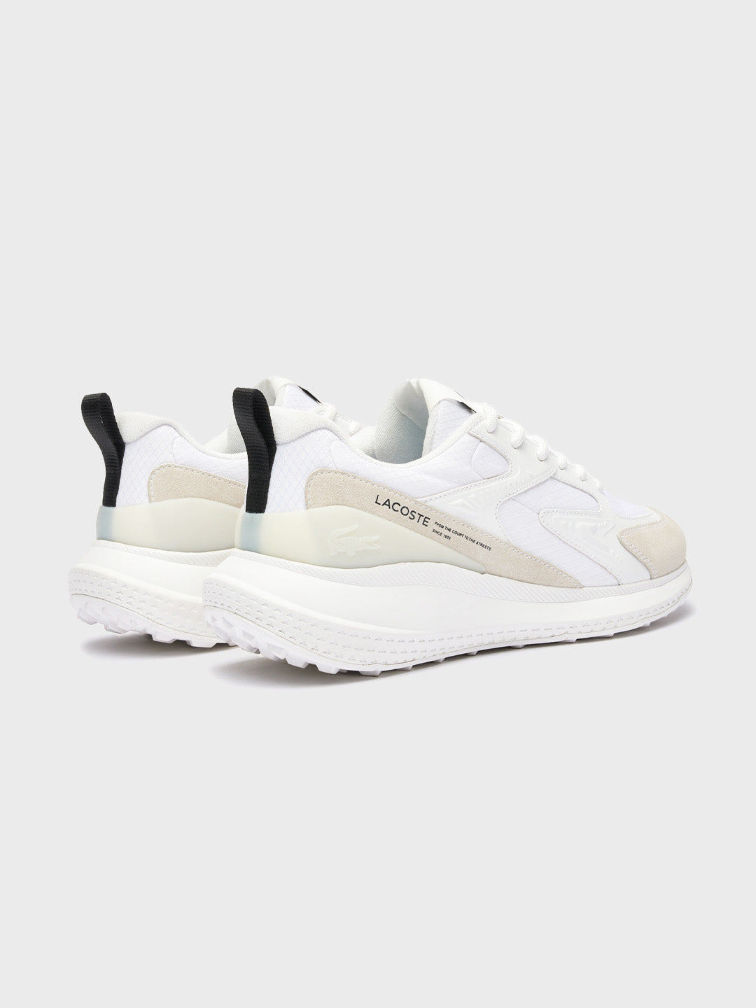 lacoste sneakers wit