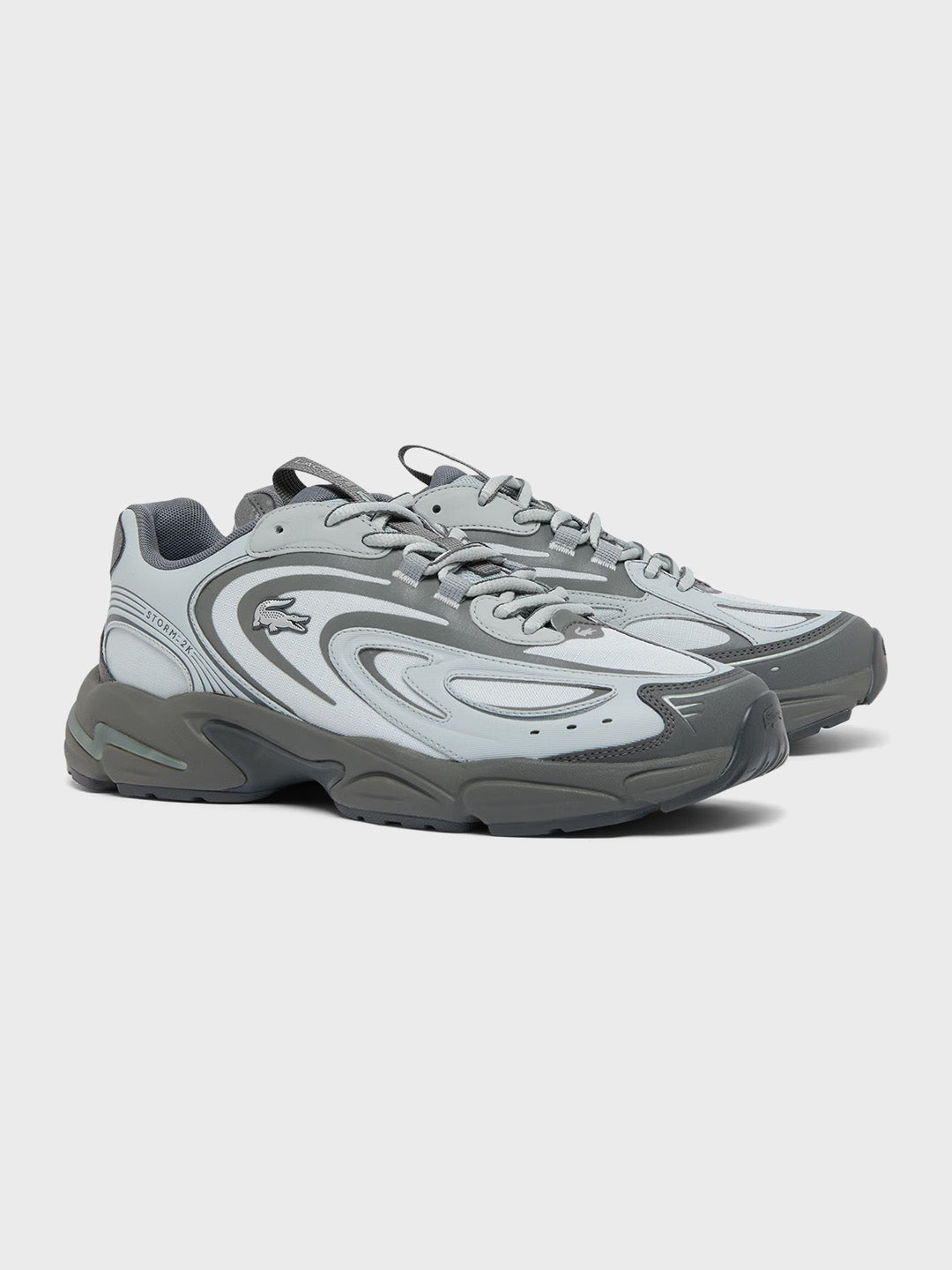 Lacoste Storm 96 2K Tech Sneakers Grey – zijkant