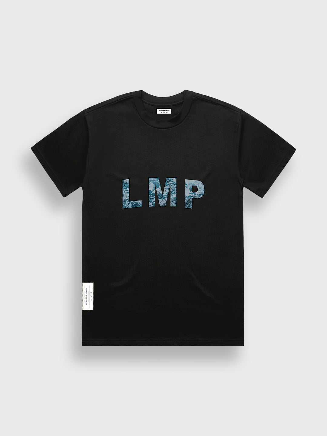 voorkant van Le Monde Perdu LMP Jacquard T-Shirt Black