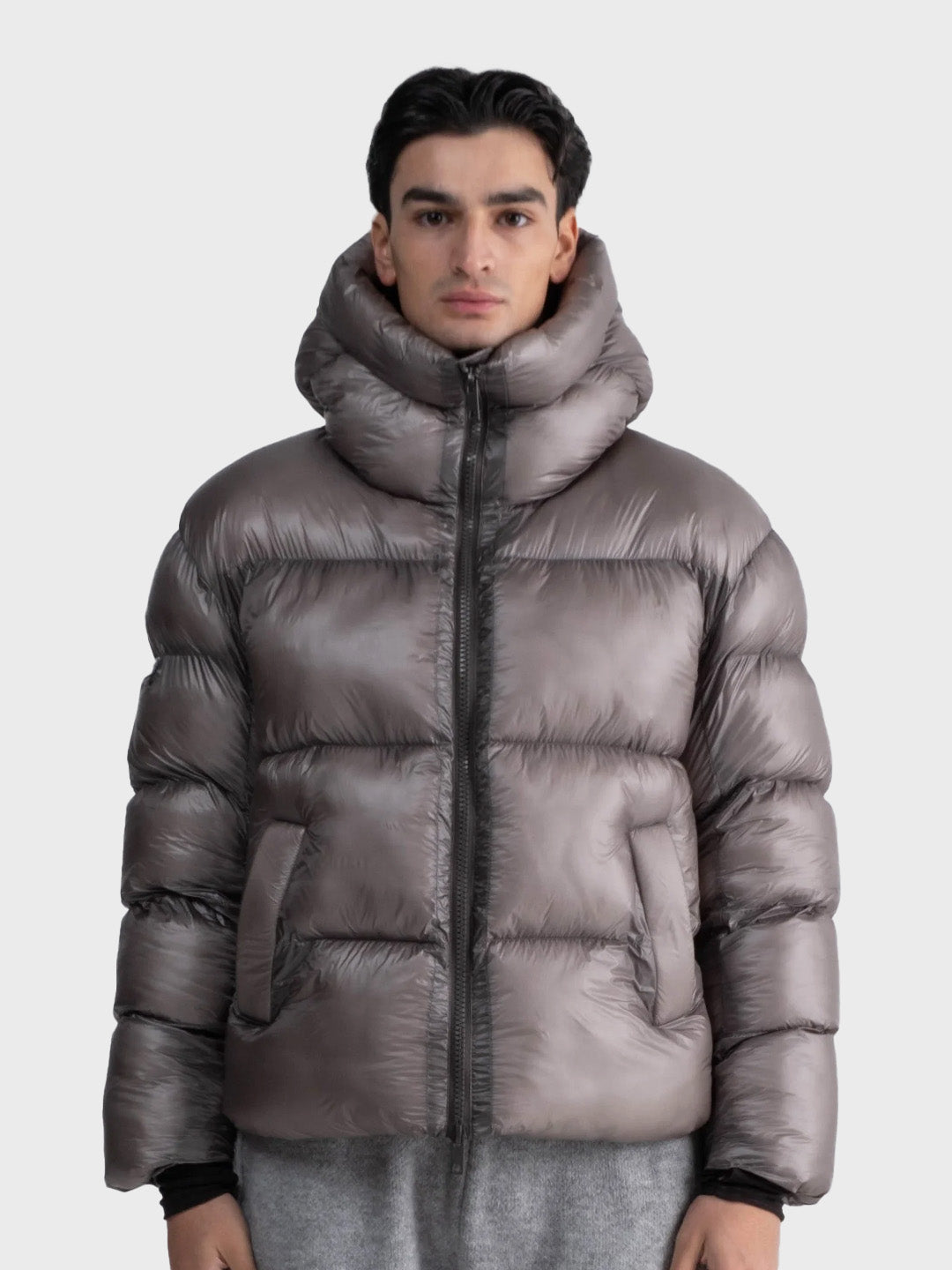 lumi3re puffer jacket grey