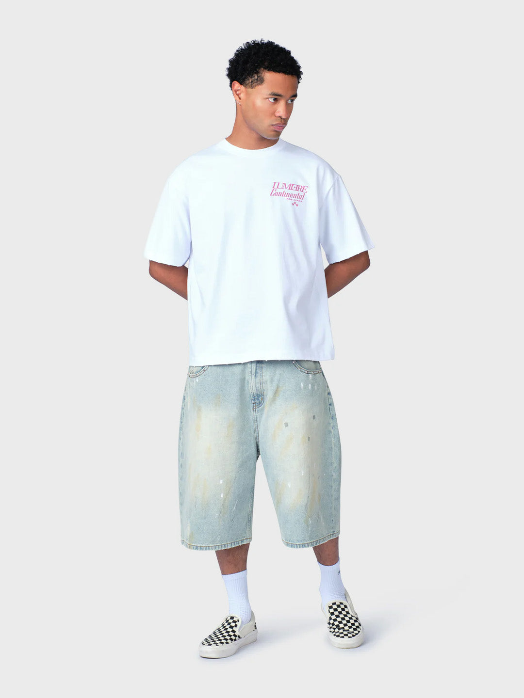 Lumi3re Continental Airlines T-Shirt White - outfit