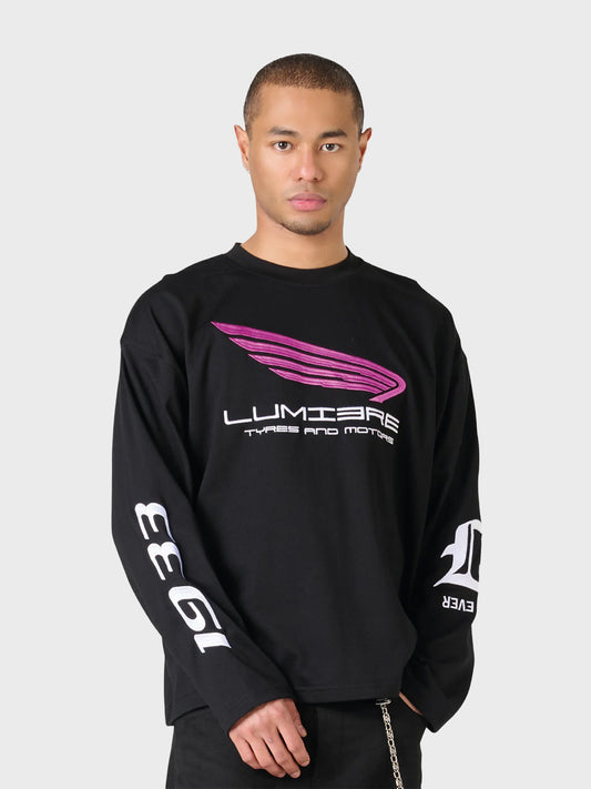 Lumi3re Dix Neuf Longsleeve Black - voorkant