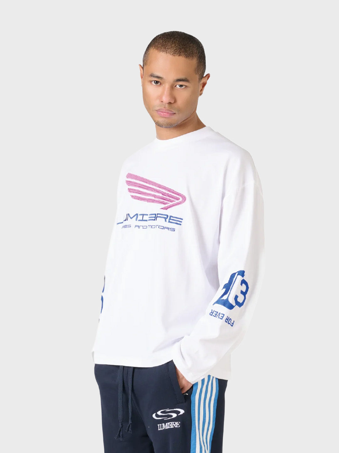 Lumi3re Dix Neuf Longsleeve White - voorkant