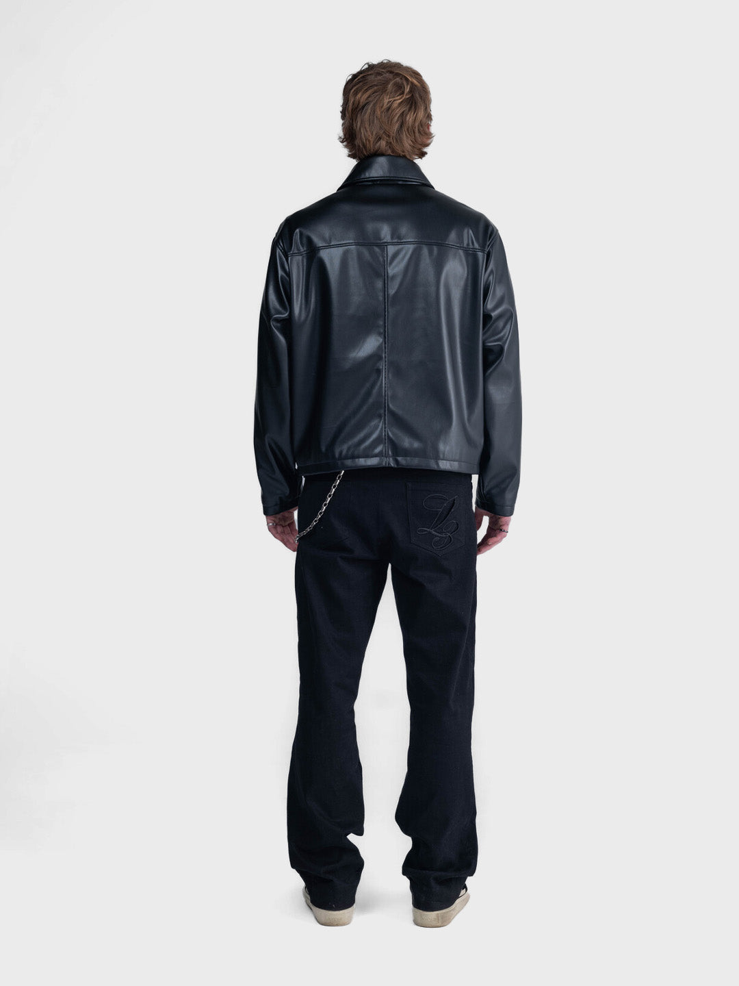 Lumi3re Embossed Logo Jacket | Black