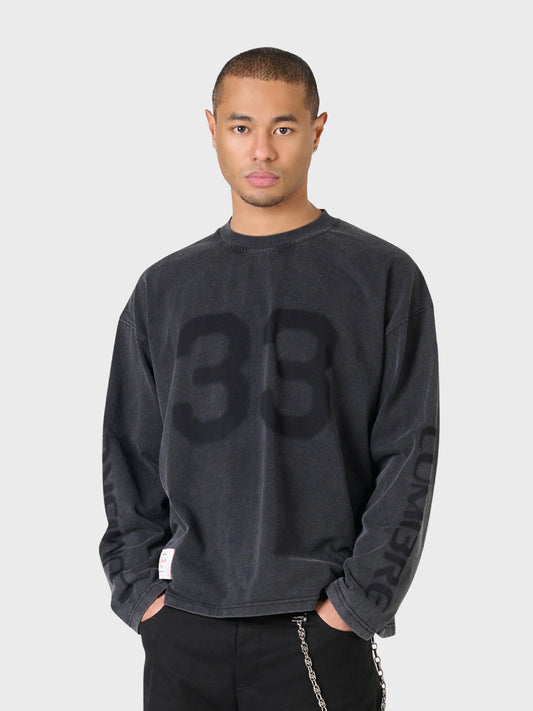 Lumi3re For Ever Longsleeve Washed Black - voorkant