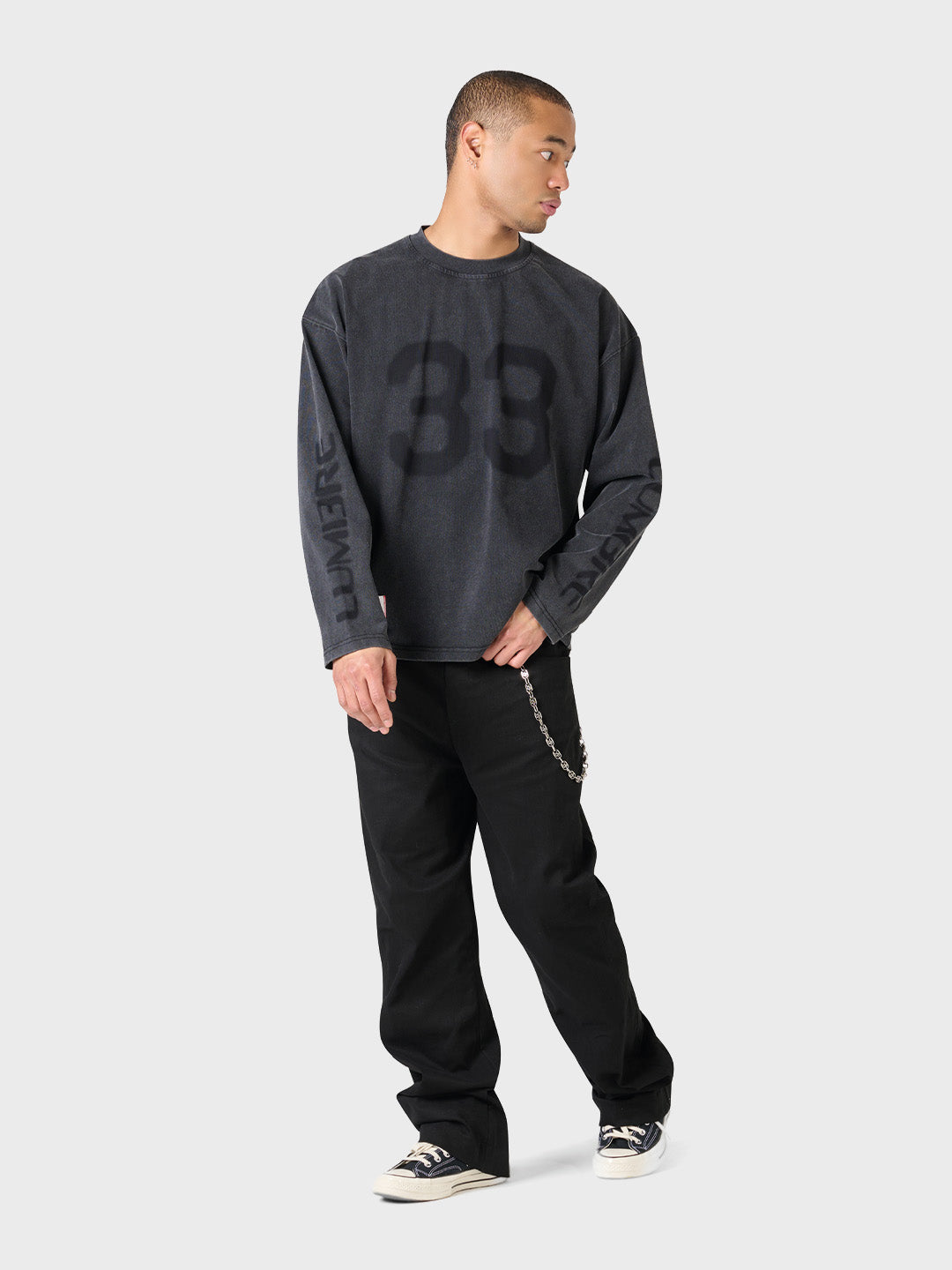 Lumi3re For Ever Longsleeve Washed Black - outfit