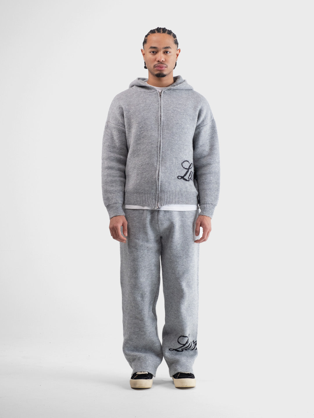 Lumi3re knitted pants grey - Reloadstore