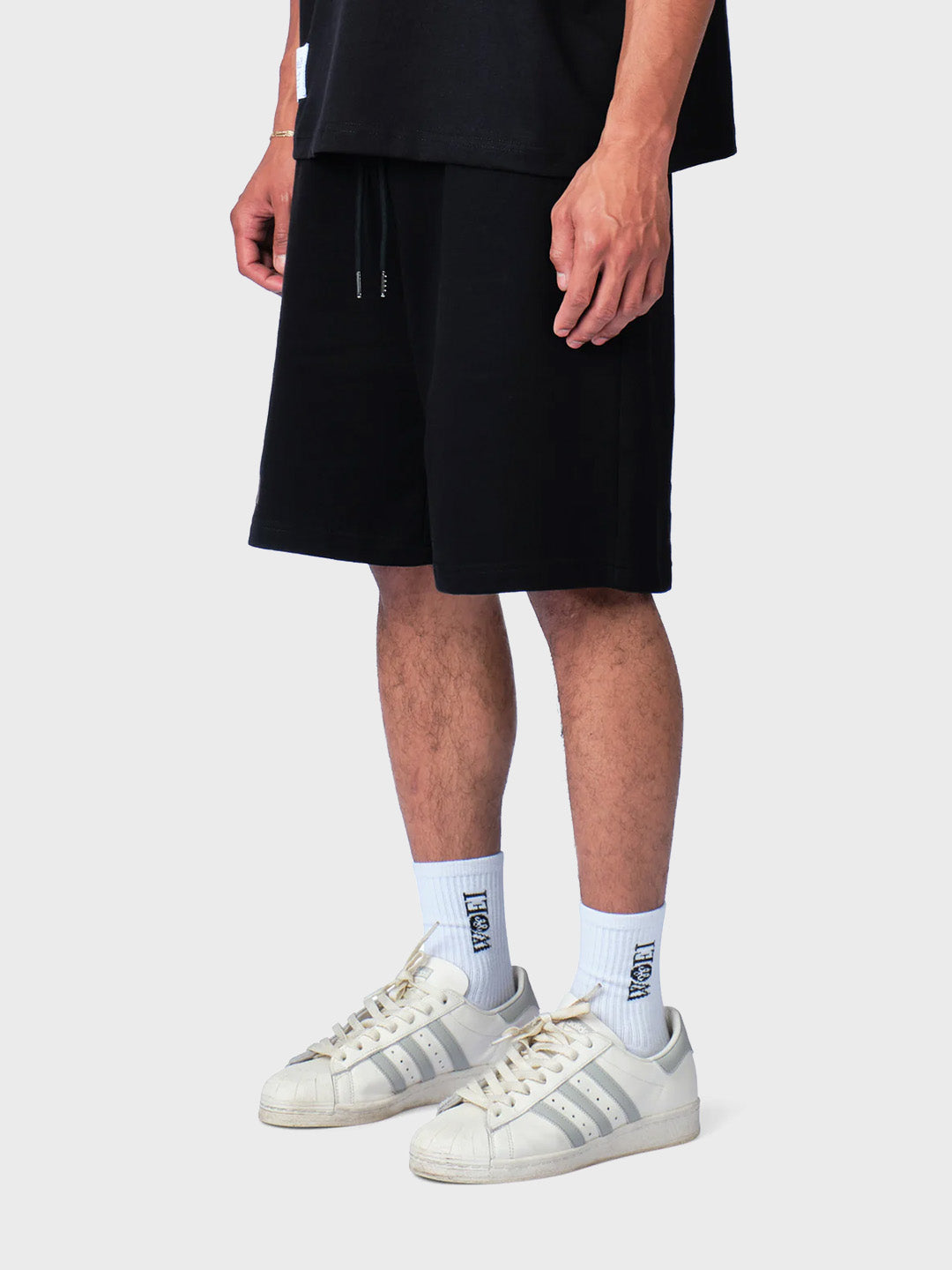 Lumi3re LMR College Shorts Black - voorkant