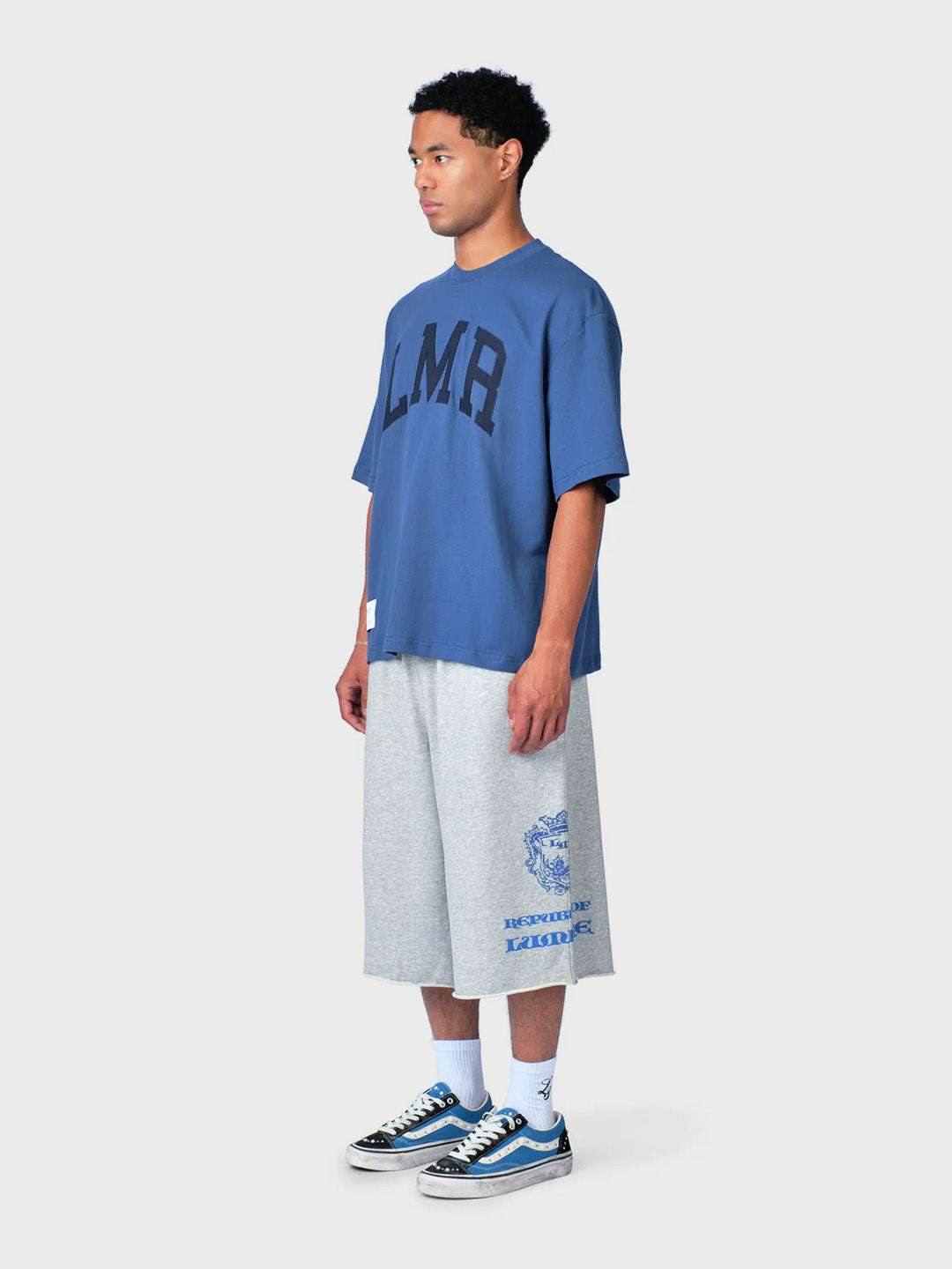Lumi3re LMR College T-Shirt Blue - zijkant