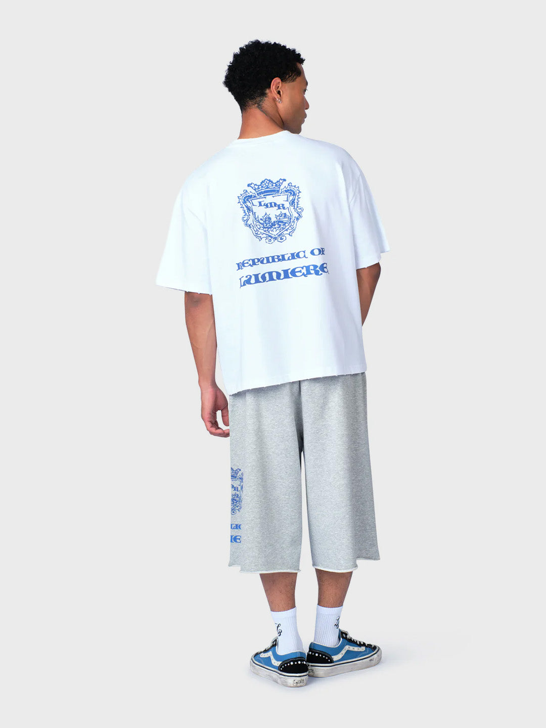 Lumi3re Long Shorts Grey - achterkant