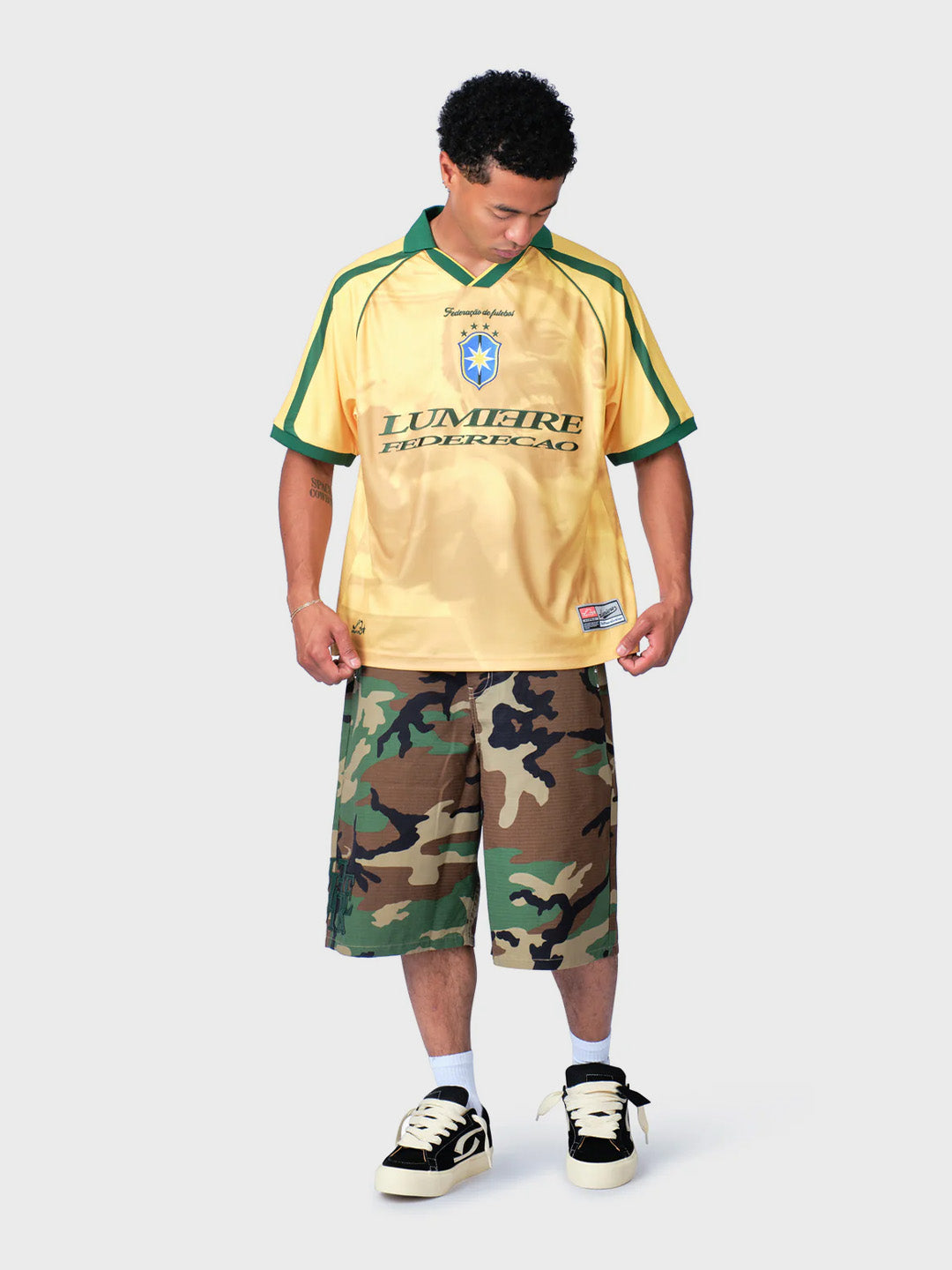 Lumi3re Patch Jorts Camo - outfit