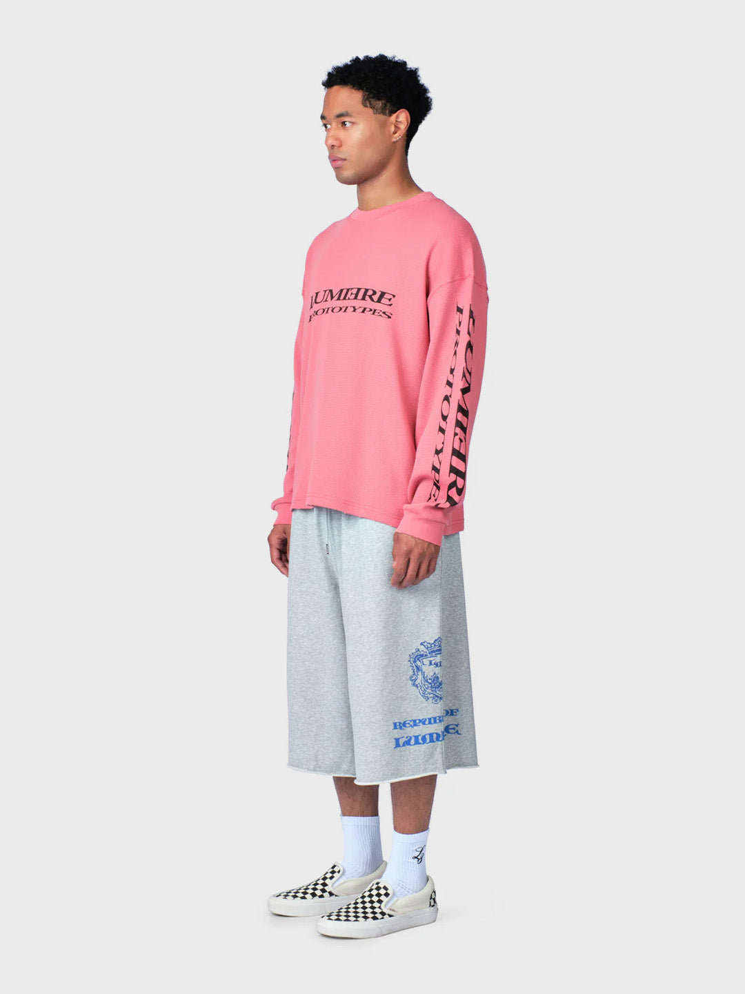 Lumi3re Prototypes Longsleeve Pink - zijkant