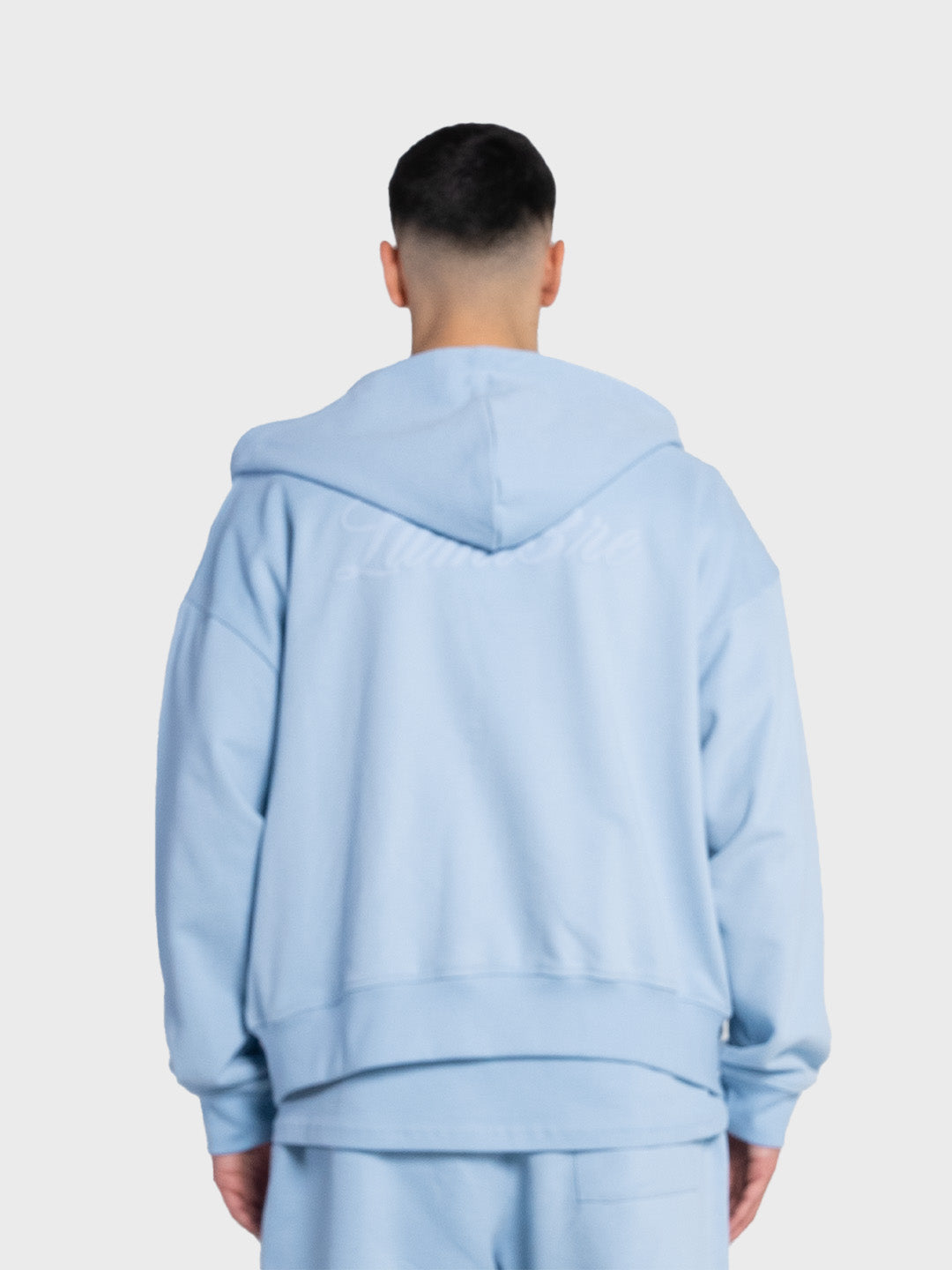 Lumi3re Puff L3 Zip Hoodie | Baby Blue