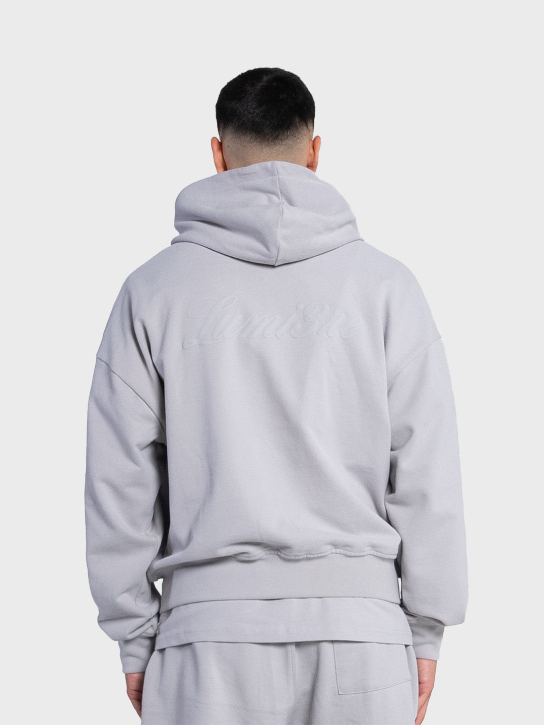 Lumi3re Puff L3 Zip Hoodie | Greyish