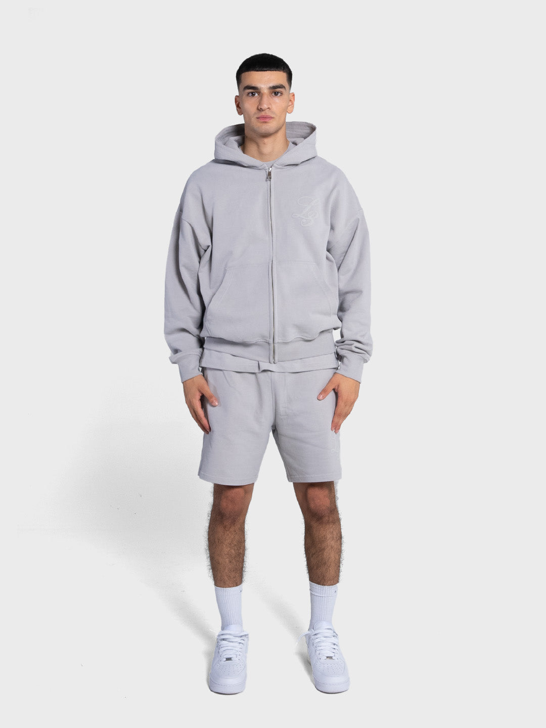 Lumi3re Puff L3 Zip Hoodie | Greyish