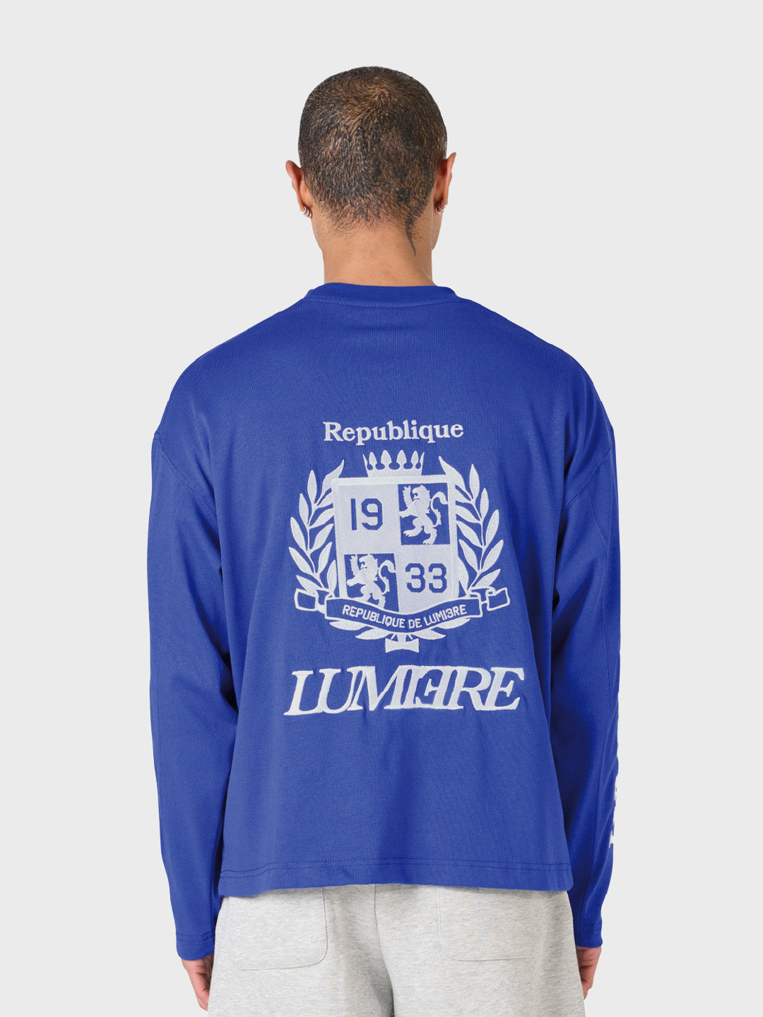 Lumi3re Republique Longsleeve Blue - achterkant