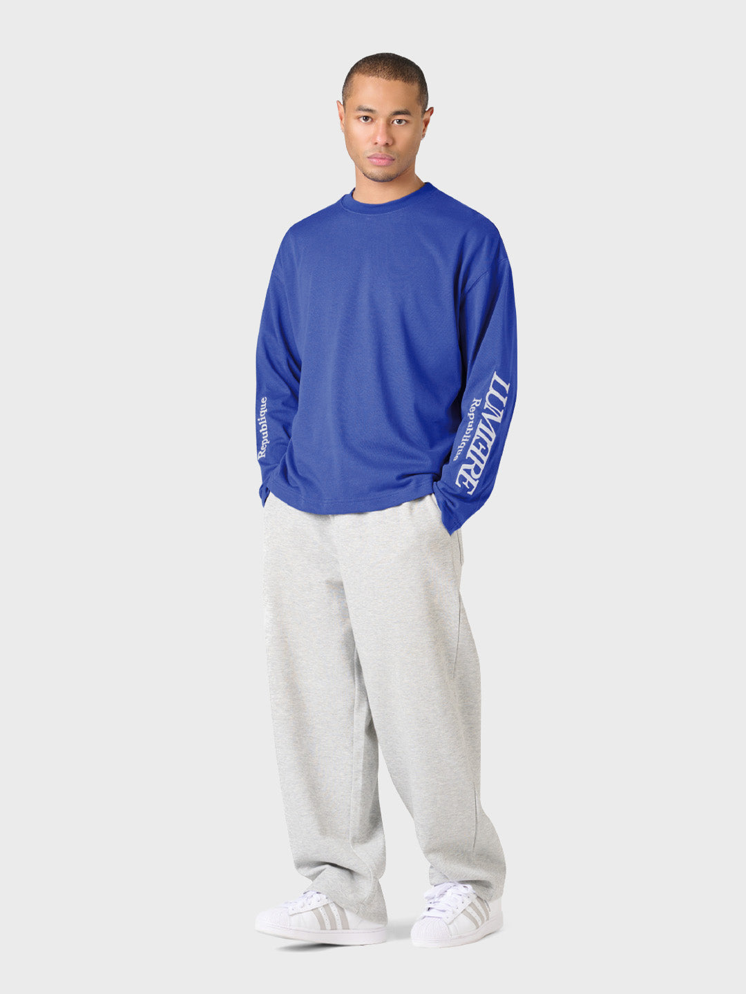 Lumi3re Republique Longsleeve Blue - voorkant