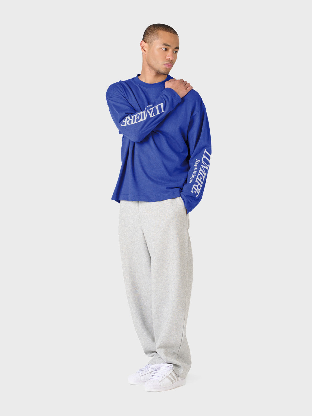Lumi3re Republique Longsleeve Blue - outfit