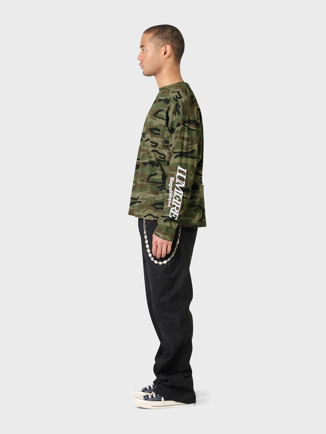 Lumi3re Republique Longsleeve Camo - zijkant